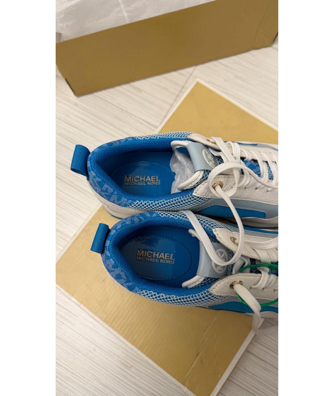 MICHAEL KORS Голубые кроссовки, фото 3
