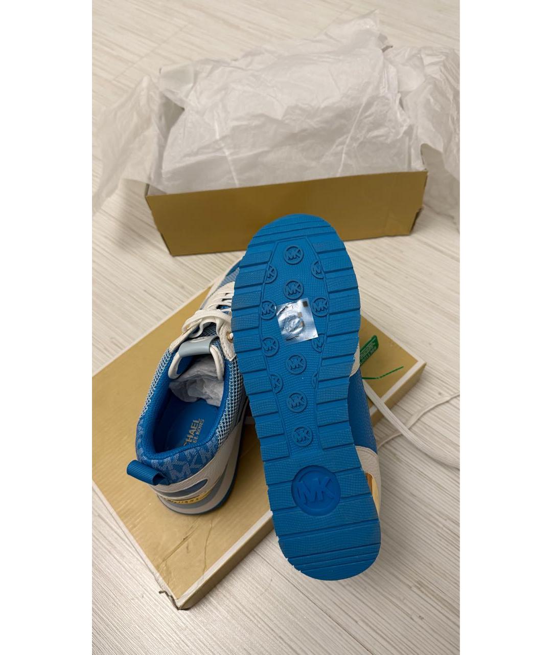 MICHAEL KORS Голубые кроссовки, фото 4