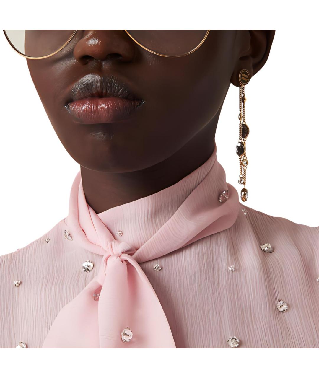 MIU MIU Розовая блузы, фото 5