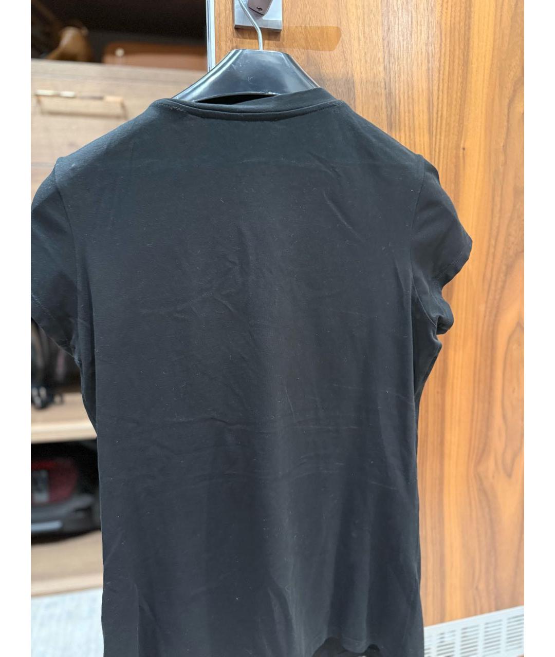 PHILIPP PLEIN Черная хлопковая футболка, фото 2