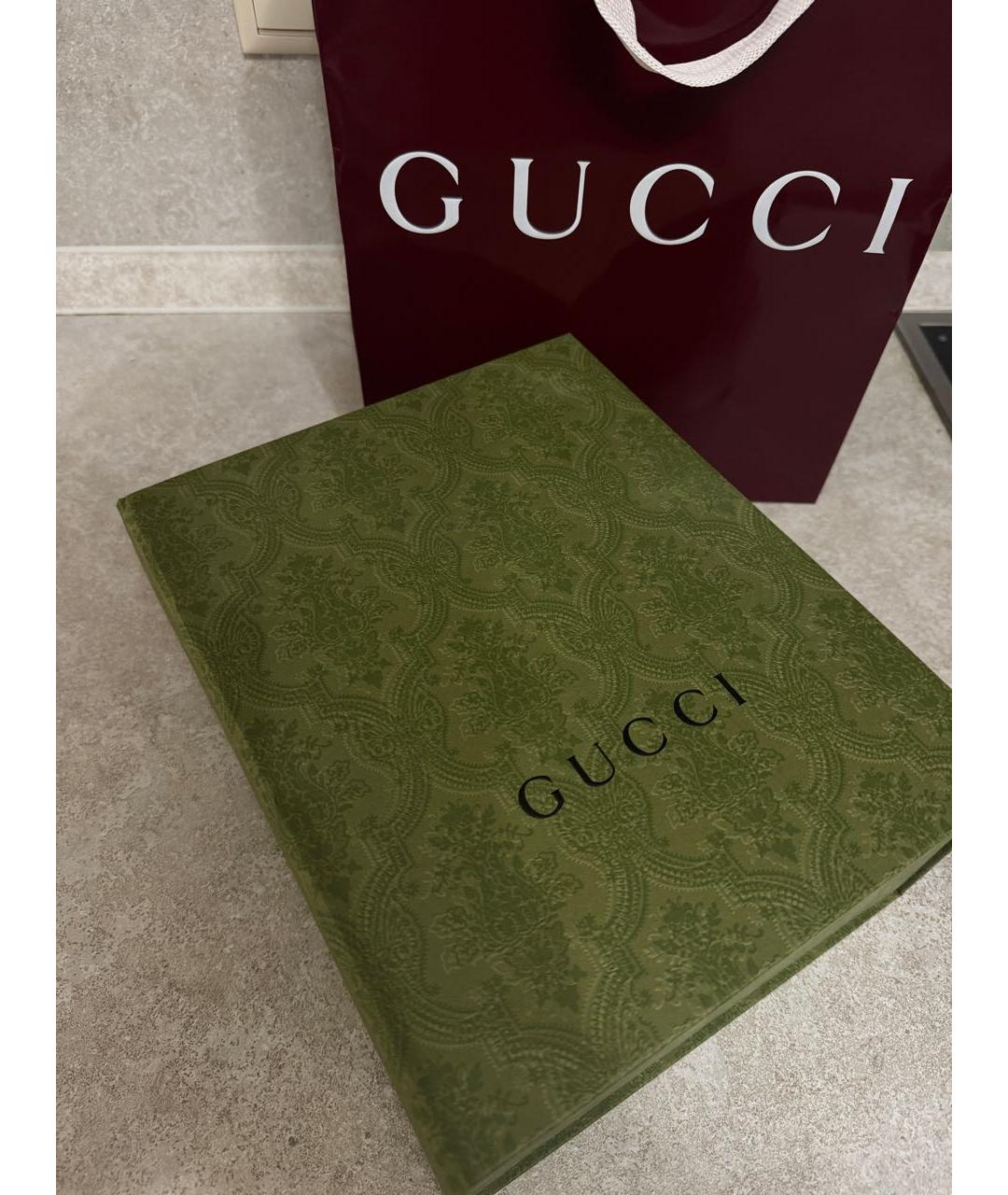 GUCCI Черная кожаная сумка через плечо, фото 8