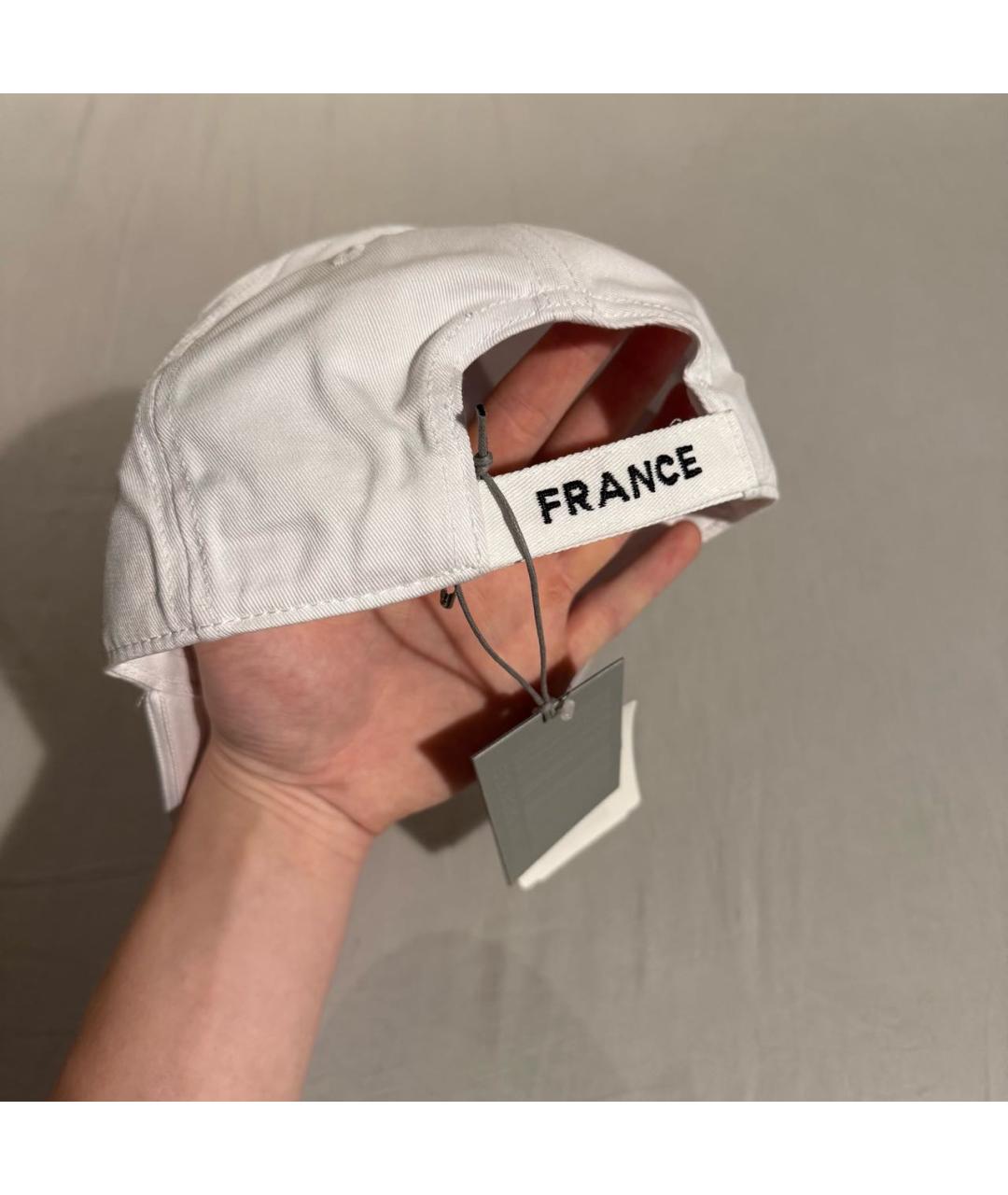 VETEMENTS Белая хлопковая кепка, фото 2
