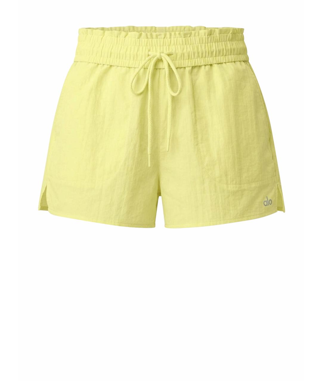 ALO YOGA Желтые спортивные брюки и шорты, фото 1