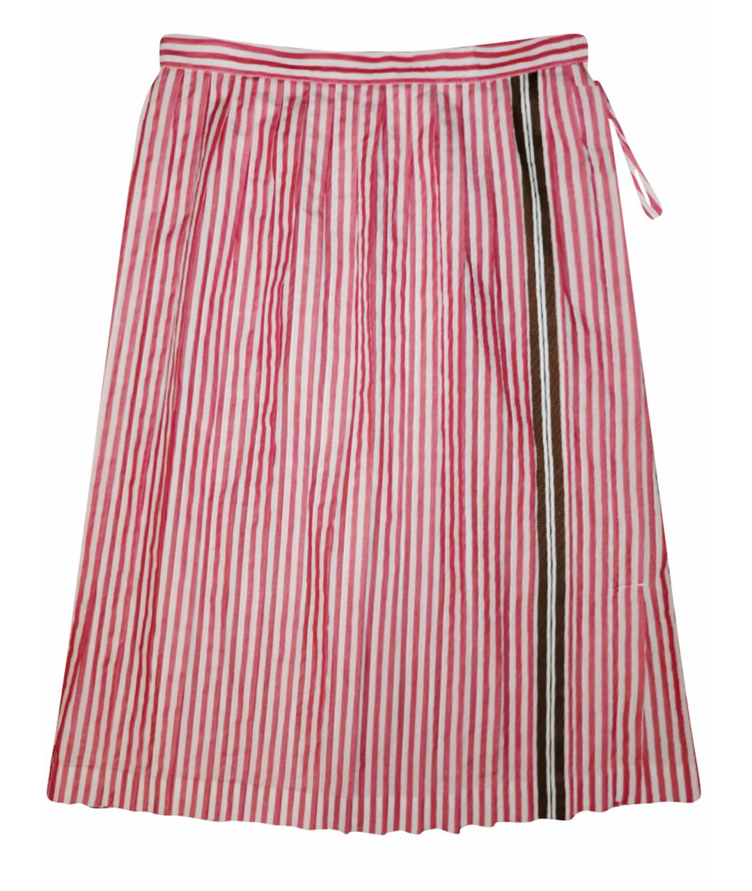 BOTTEGA VENETA Мульти хлопковая юбка миди, фото 1