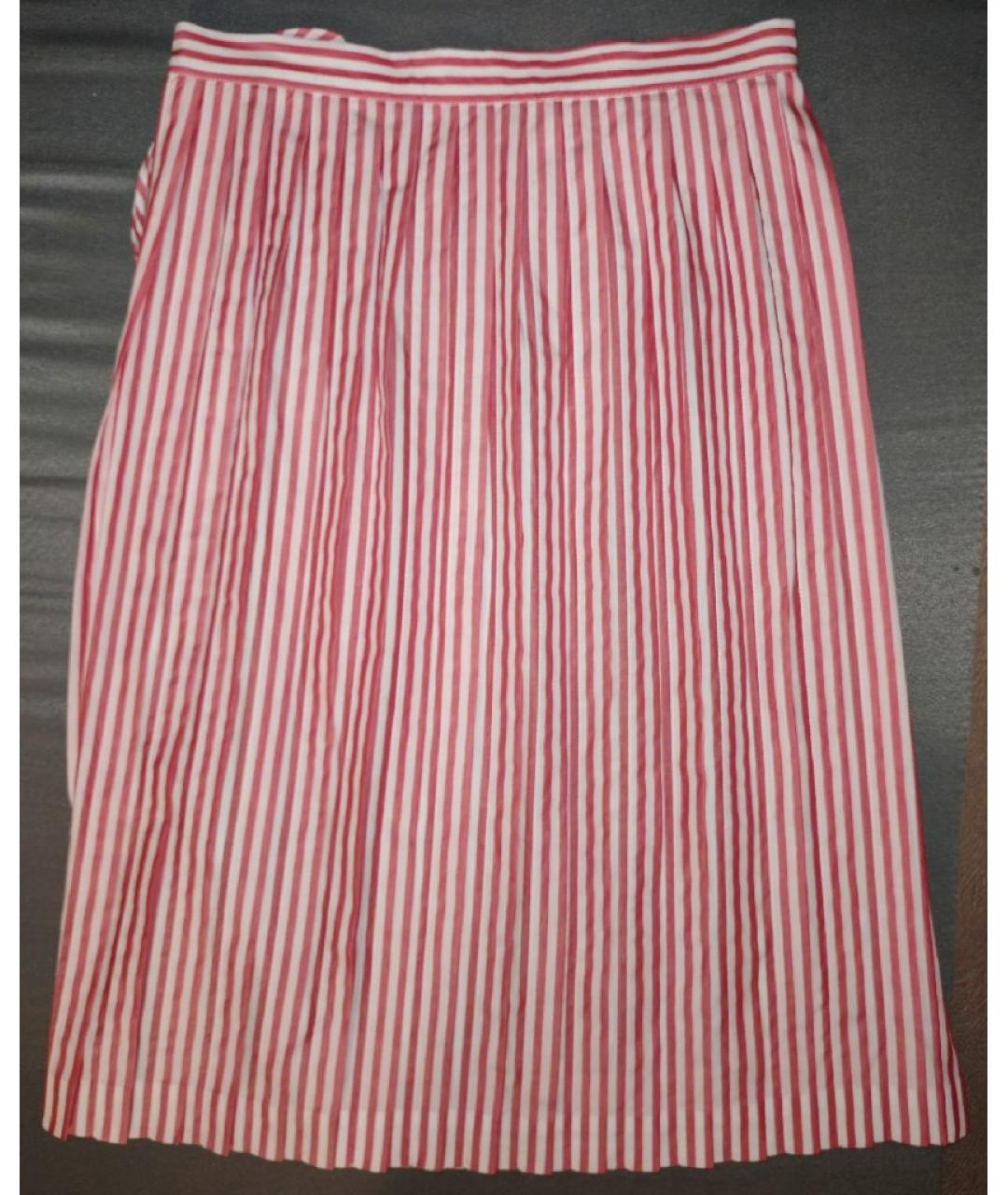 BOTTEGA VENETA Мульти хлопковая юбка миди, фото 2