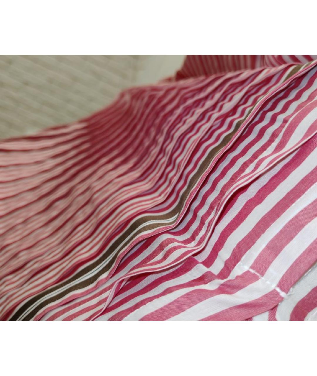 BOTTEGA VENETA Мульти хлопковая юбка миди, фото 5