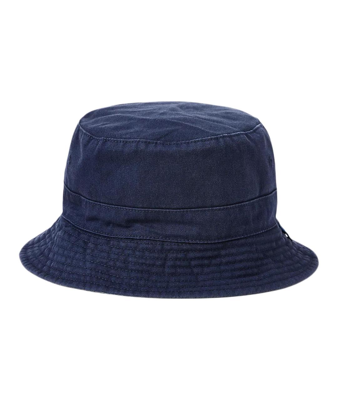 POLO RALPH LAUREN Синяя хлопковая панама, фото 3