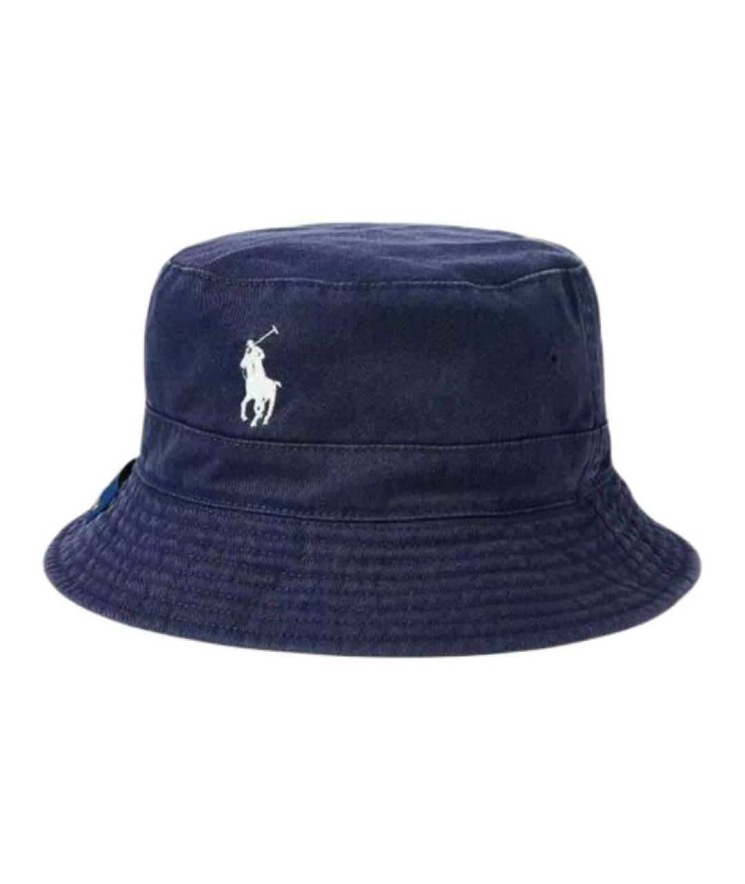POLO RALPH LAUREN Синяя хлопковая панама, фото 1