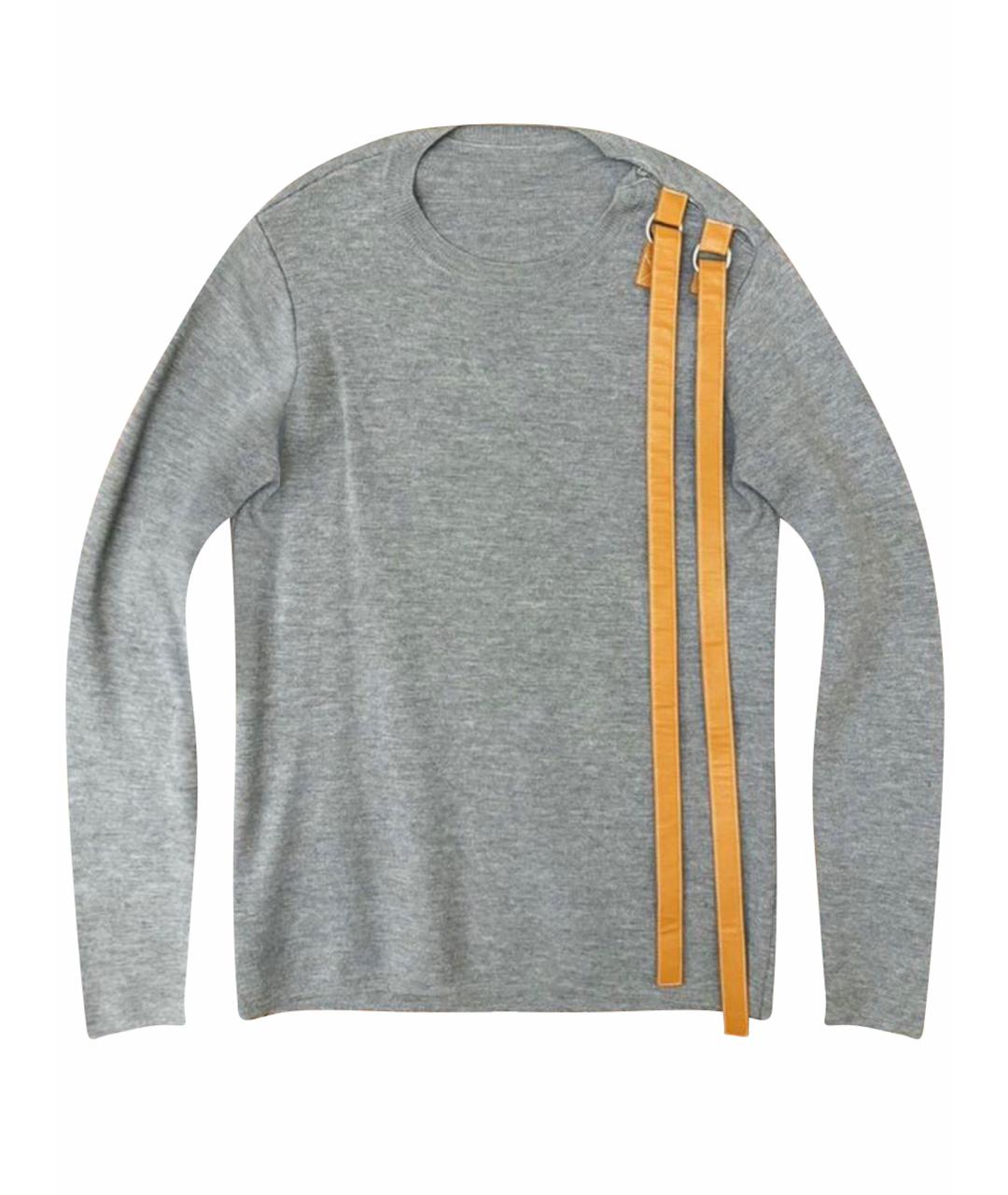 LOEWE Серый шерстяной джемпер / свитер, фото 1