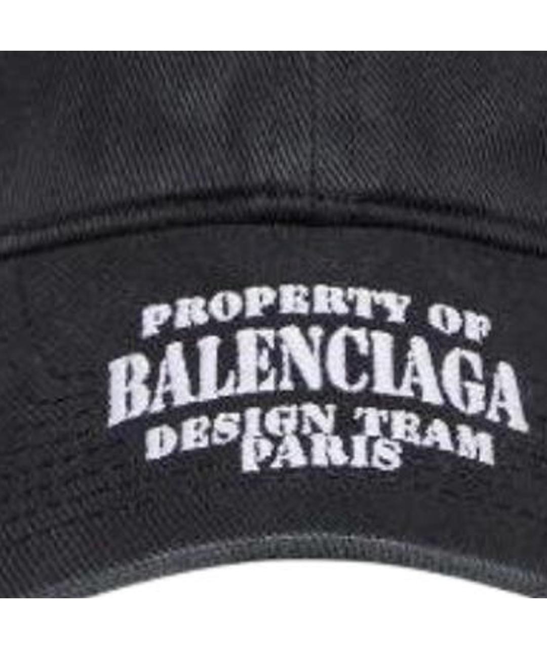 BALENCIAGA Черная кепка/бейсболка, фото 2