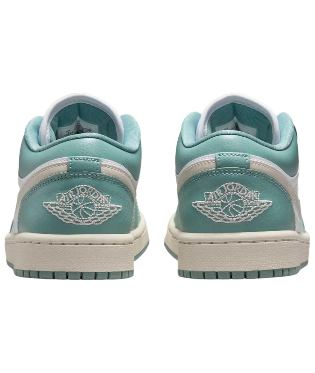 JORDAN Зеленые кожаные кроссовки, фото 5