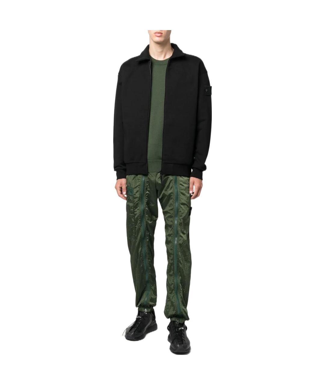 STONE ISLAND Черная куртка, фото 2