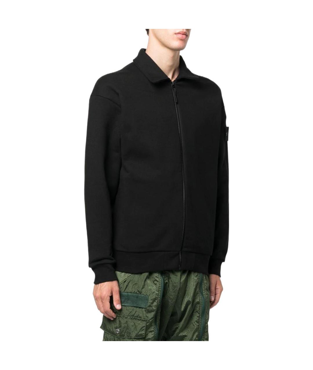 STONE ISLAND Черная куртка, фото 3