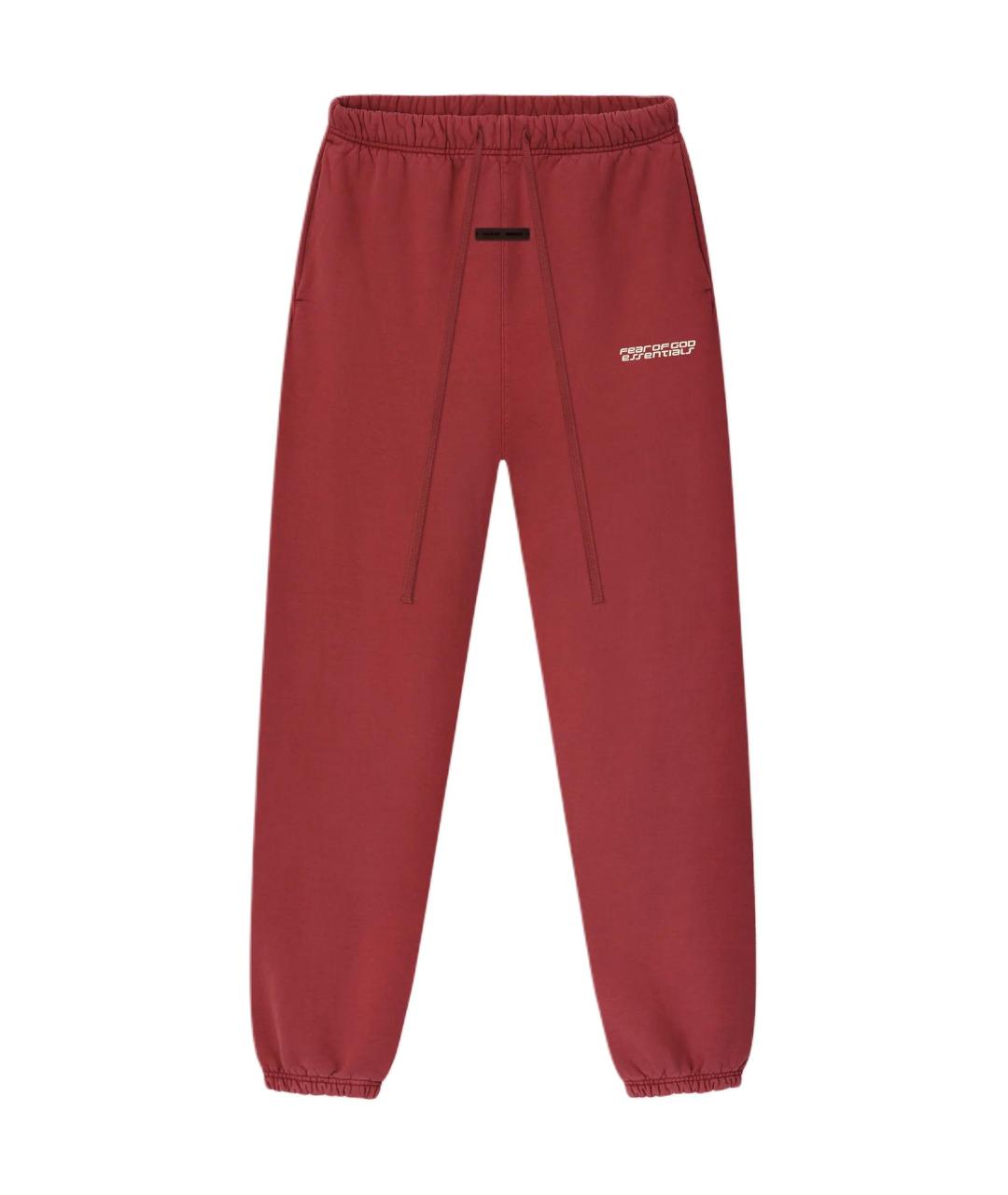 FEAR OF GOD ESSENTIALS Красные повседневные брюки, фото 1