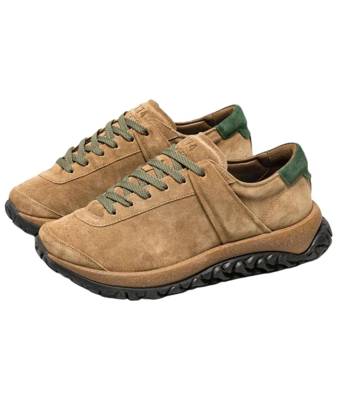 BIRKENSTOCK Коричневые низкие кроссовки / кеды, фото 2
