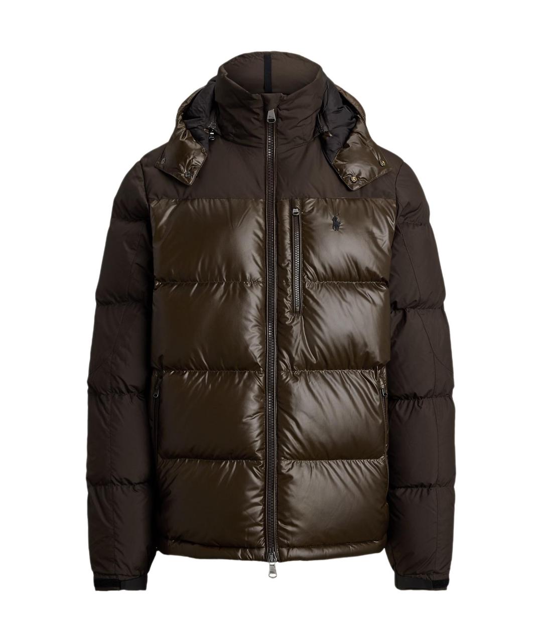 POLO RALPH LAUREN Коричневый пуховик, фото 1