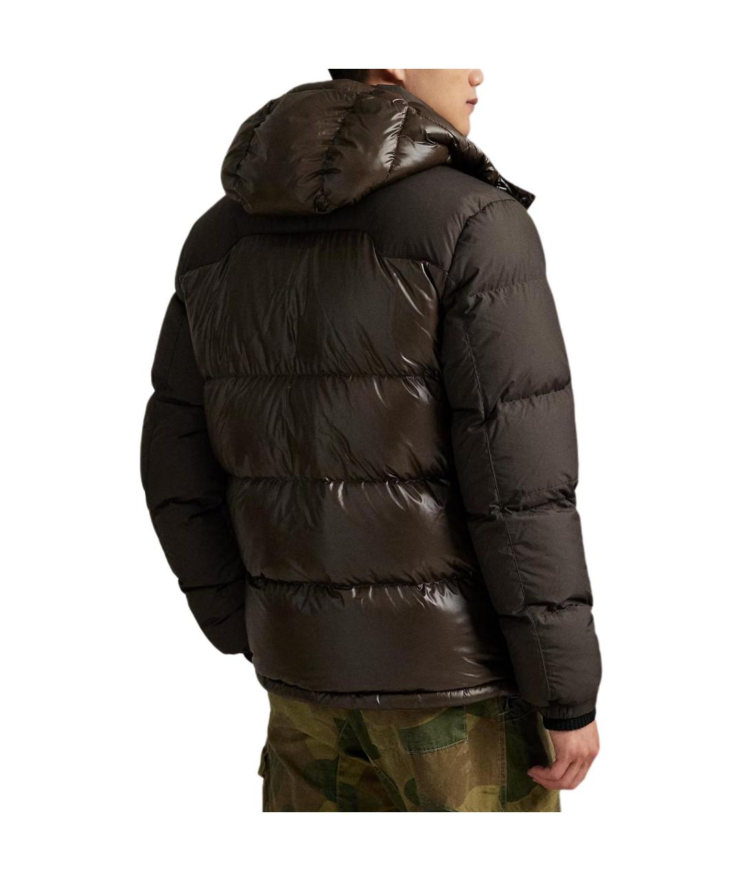 POLO RALPH LAUREN Коричневый пуховик, фото 4