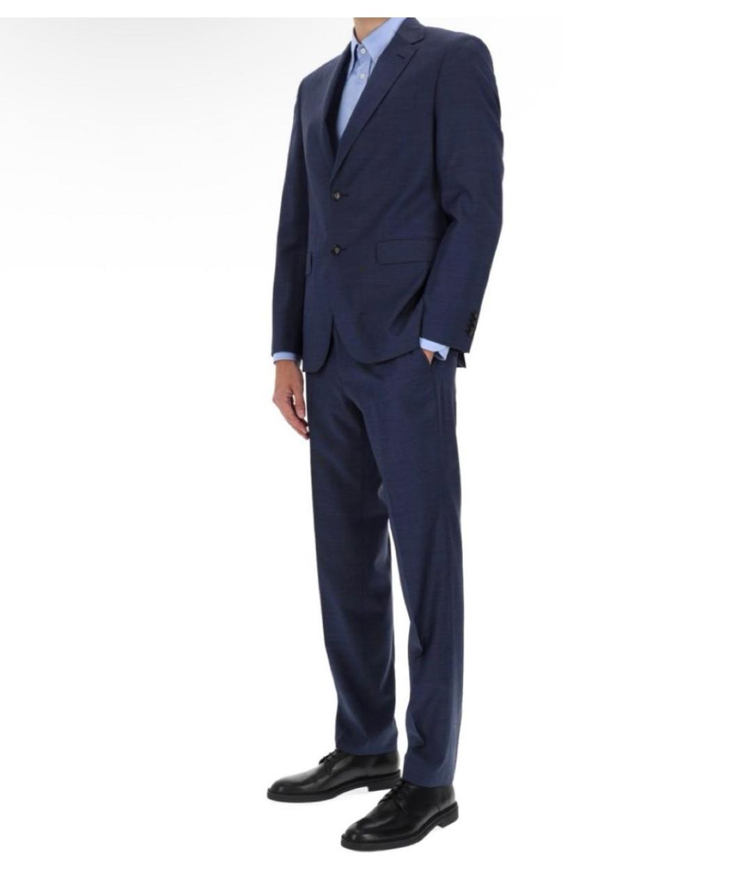 HUGO BOSS Темно-синий классический костюм, фото 2