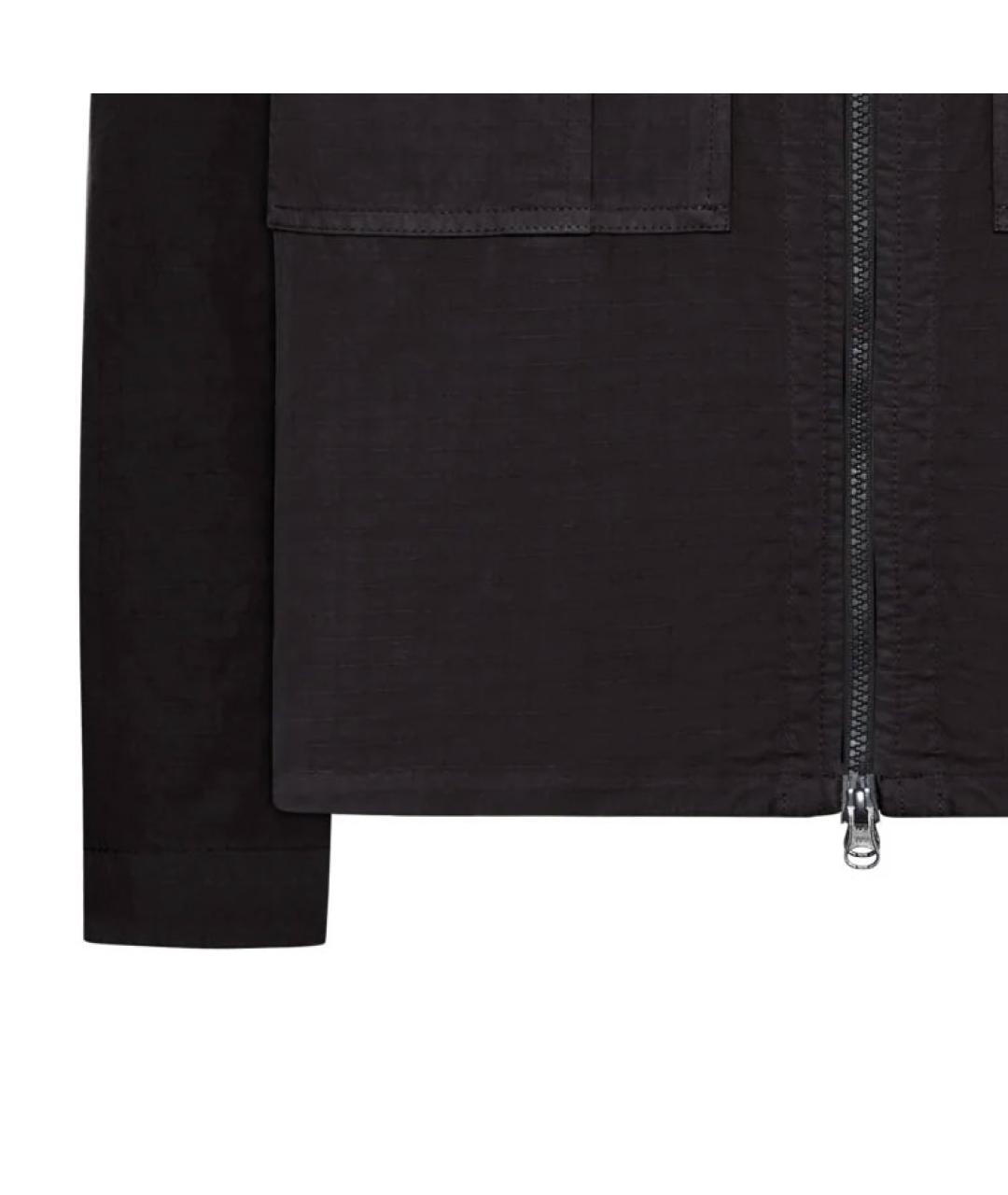STONE ISLAND Черная классическая рубашка, фото 5