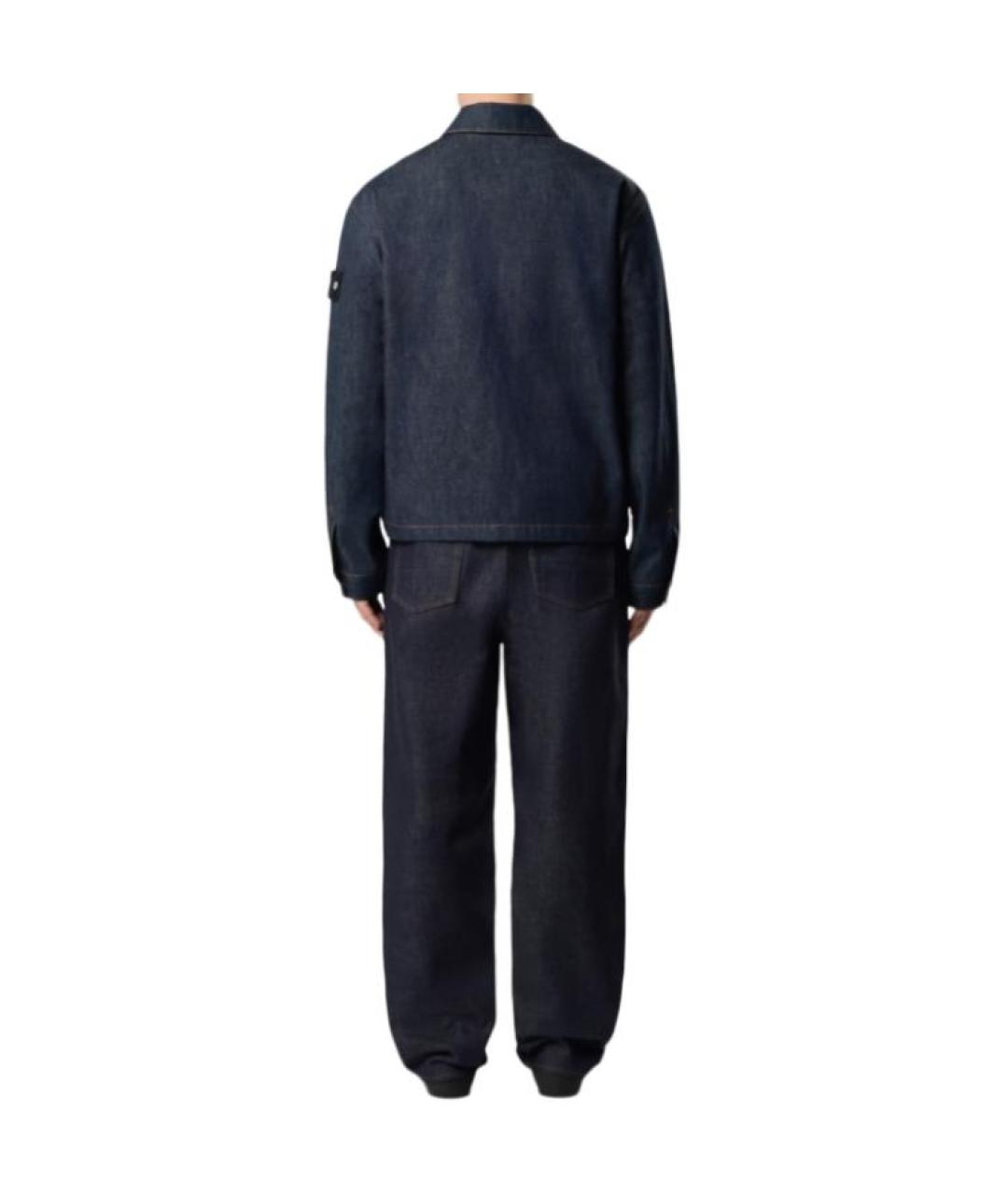 STONE ISLAND Темно-синяя куртка, фото 4