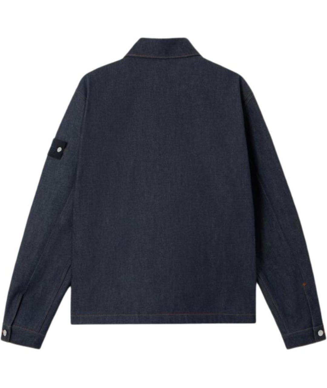 STONE ISLAND Темно-синяя куртка, фото 2