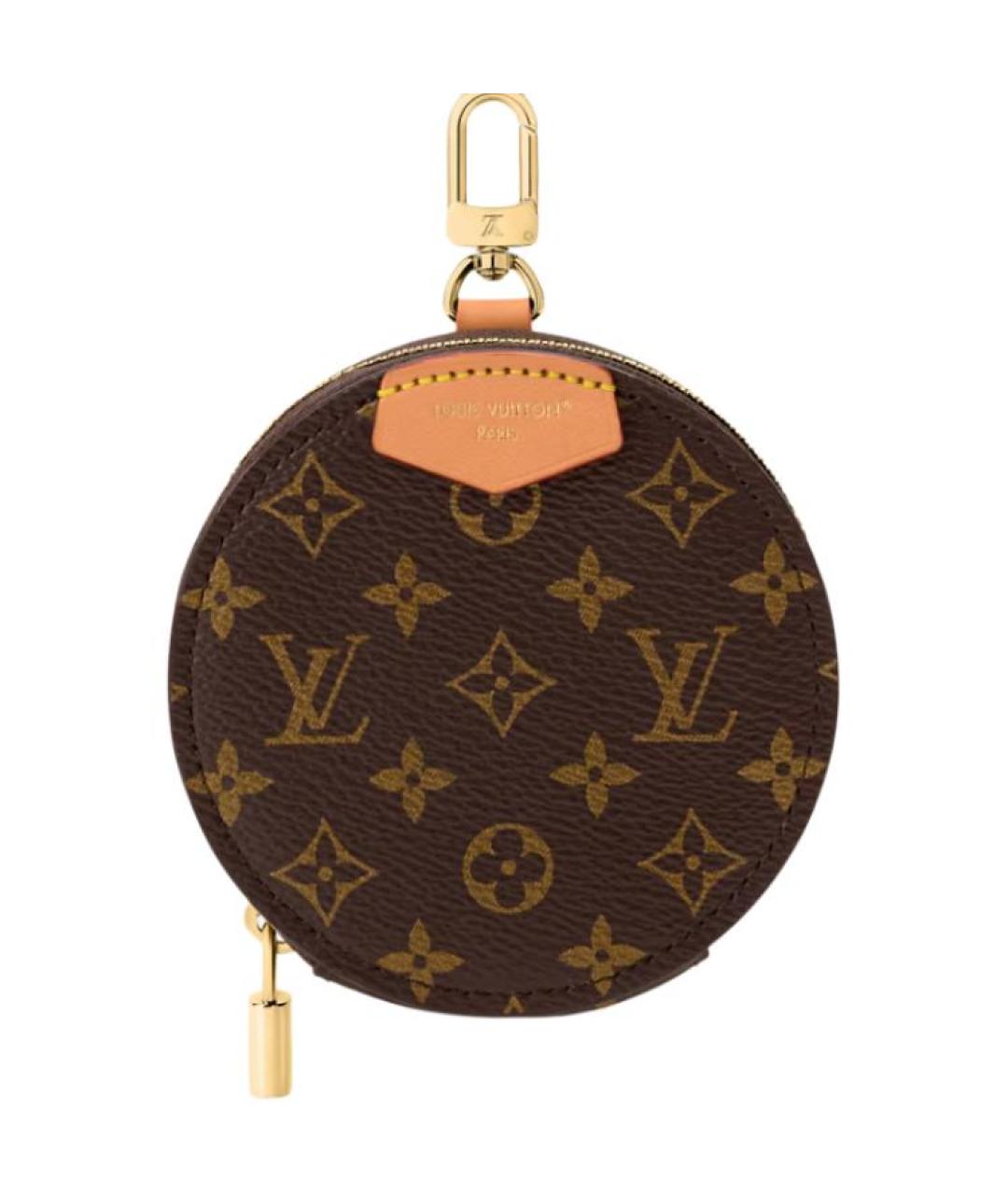 LOUIS VUITTON Коричневая косметичка, фото 2