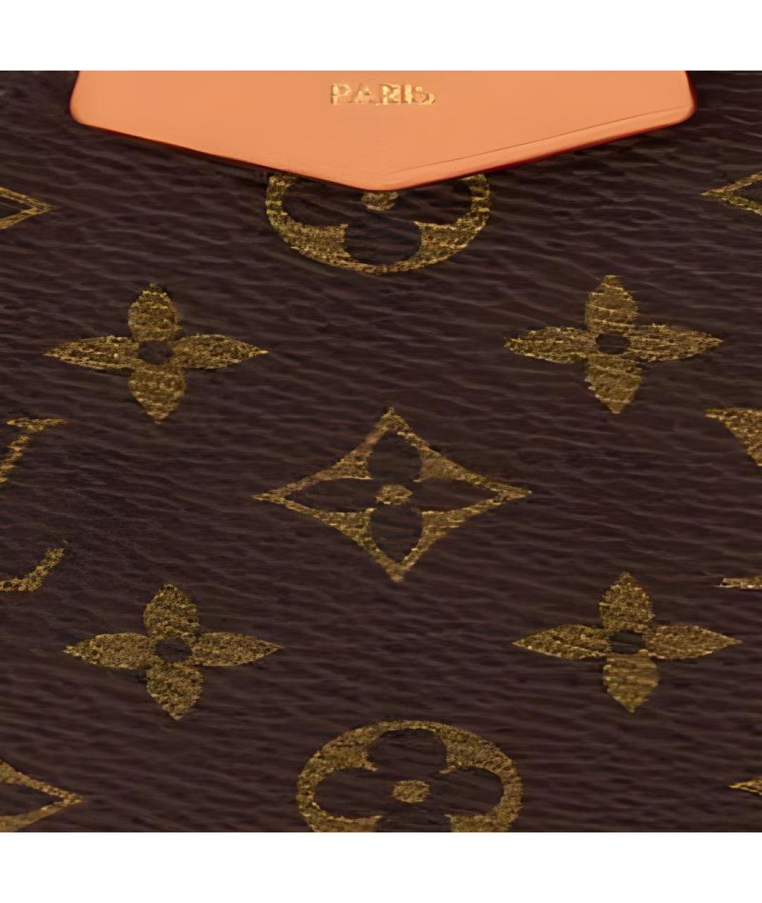 LOUIS VUITTON Коричневая косметичка, фото 5