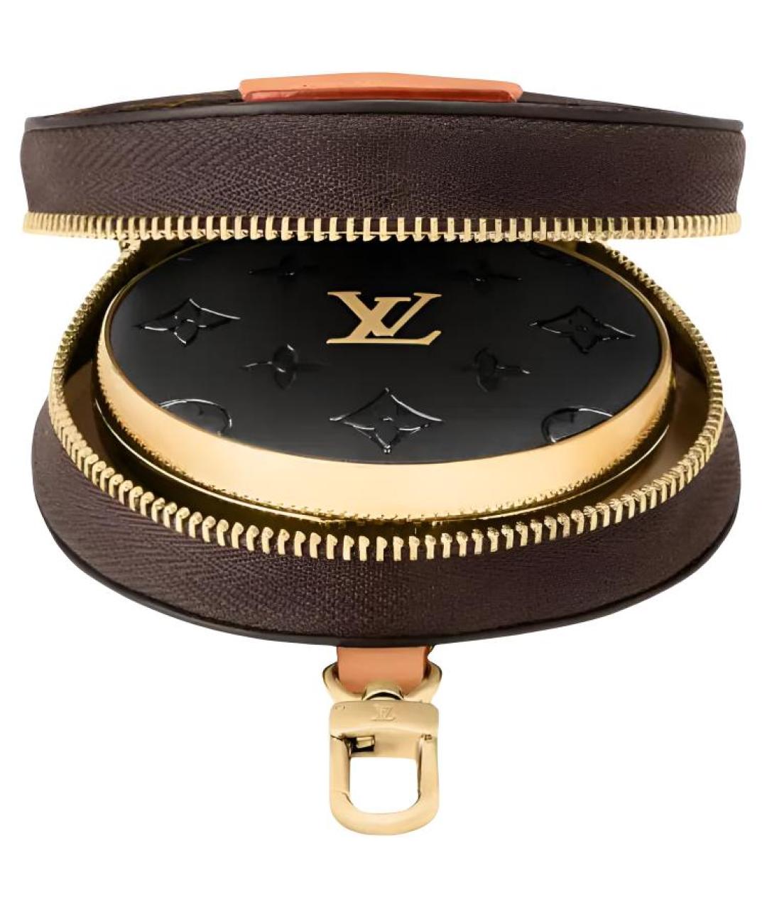 LOUIS VUITTON Коричневая косметичка, фото 3