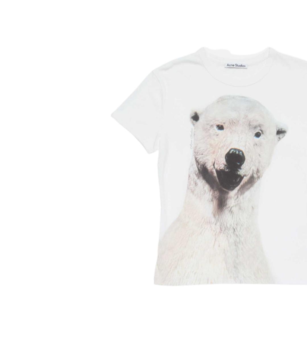 ACNE STUDIOS Белая футболка, фото 4