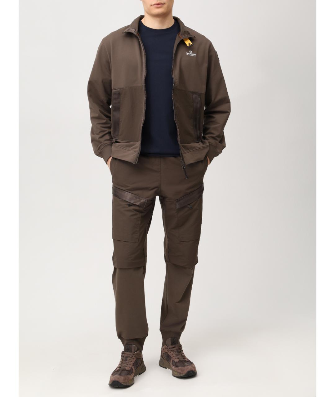 PARAJUMPERS Синяя хлопковая футболка, фото 2