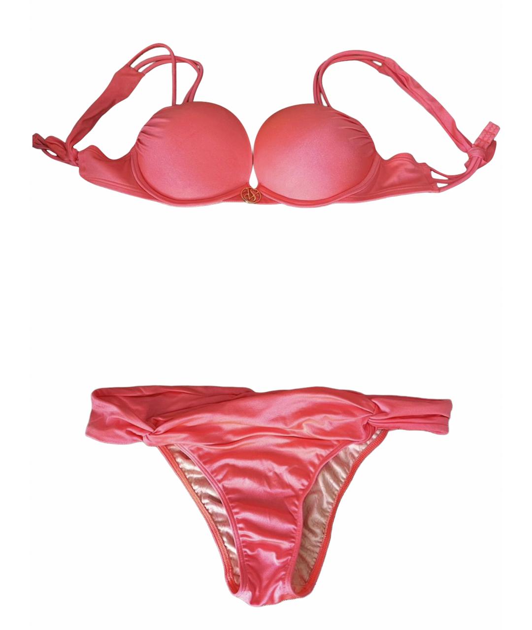 VAN PALMA Коралловый хлопко-эластановый купальник, фото 1