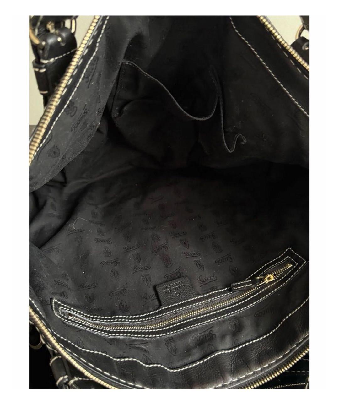 GUCCI Бежевая кожаная сумка с короткими ручками, фото 3