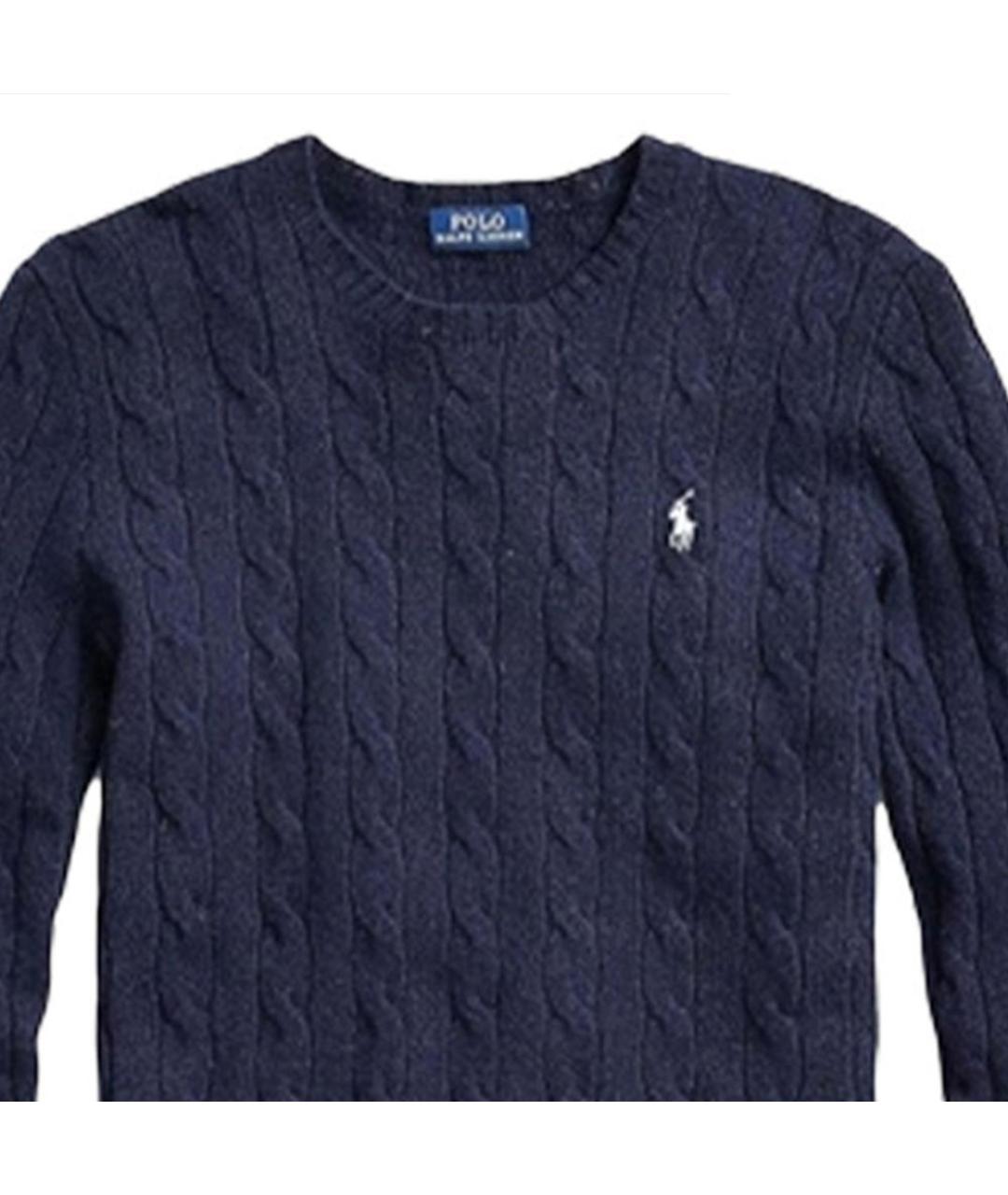POLO RALPH LAUREN Темно-синий джемпер / свитер, фото 5