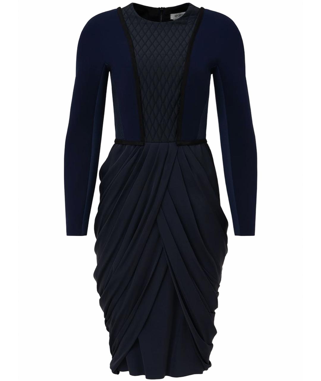 SPORTMAX Темно-синее вечернее платье, фото 1