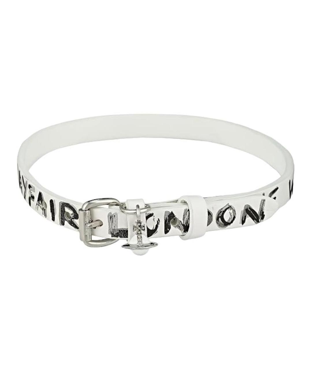 VIVIENNE WESTWOOD Белое металлическое колье, фото 1