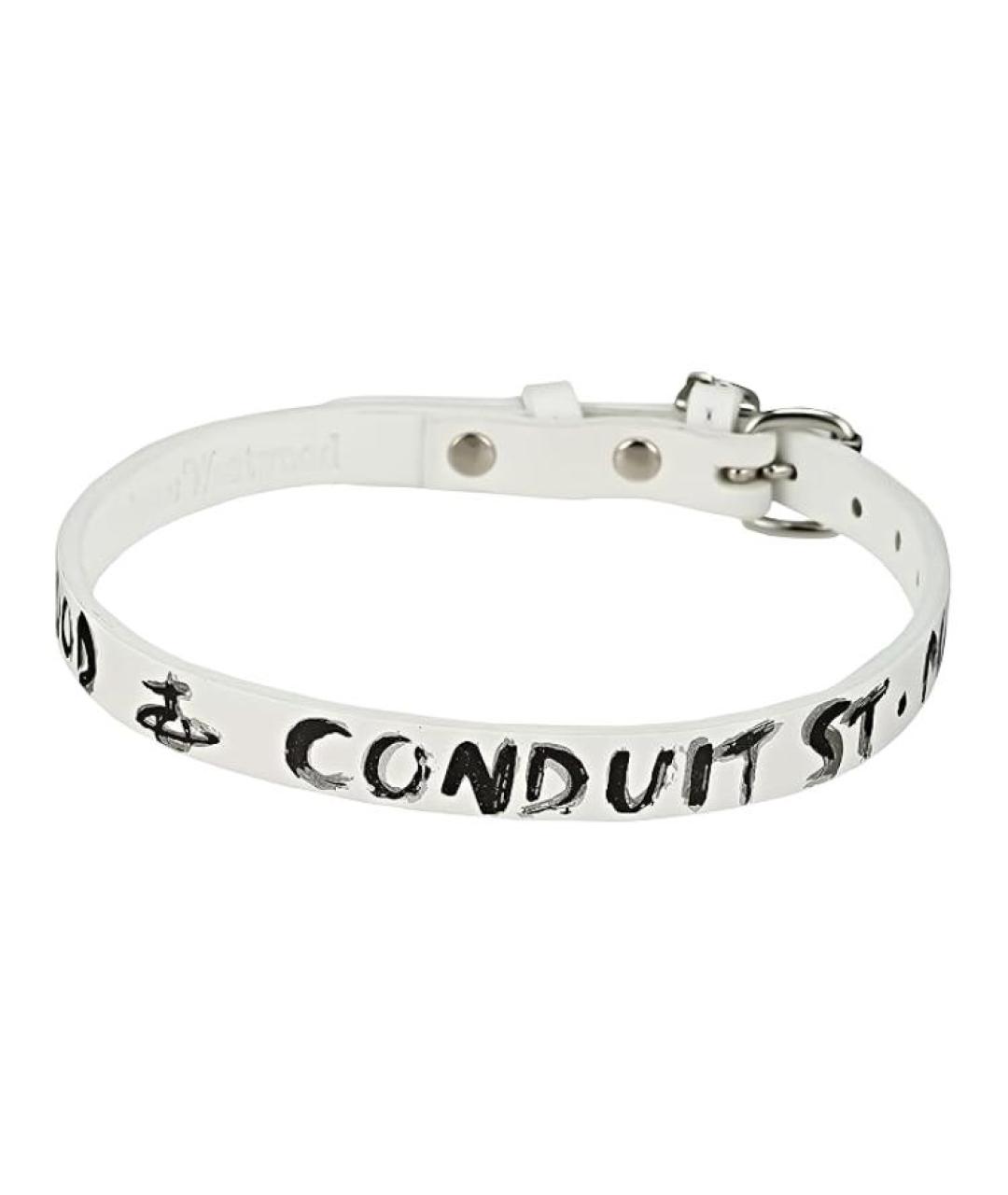 VIVIENNE WESTWOOD Белое металлическое колье, фото 2