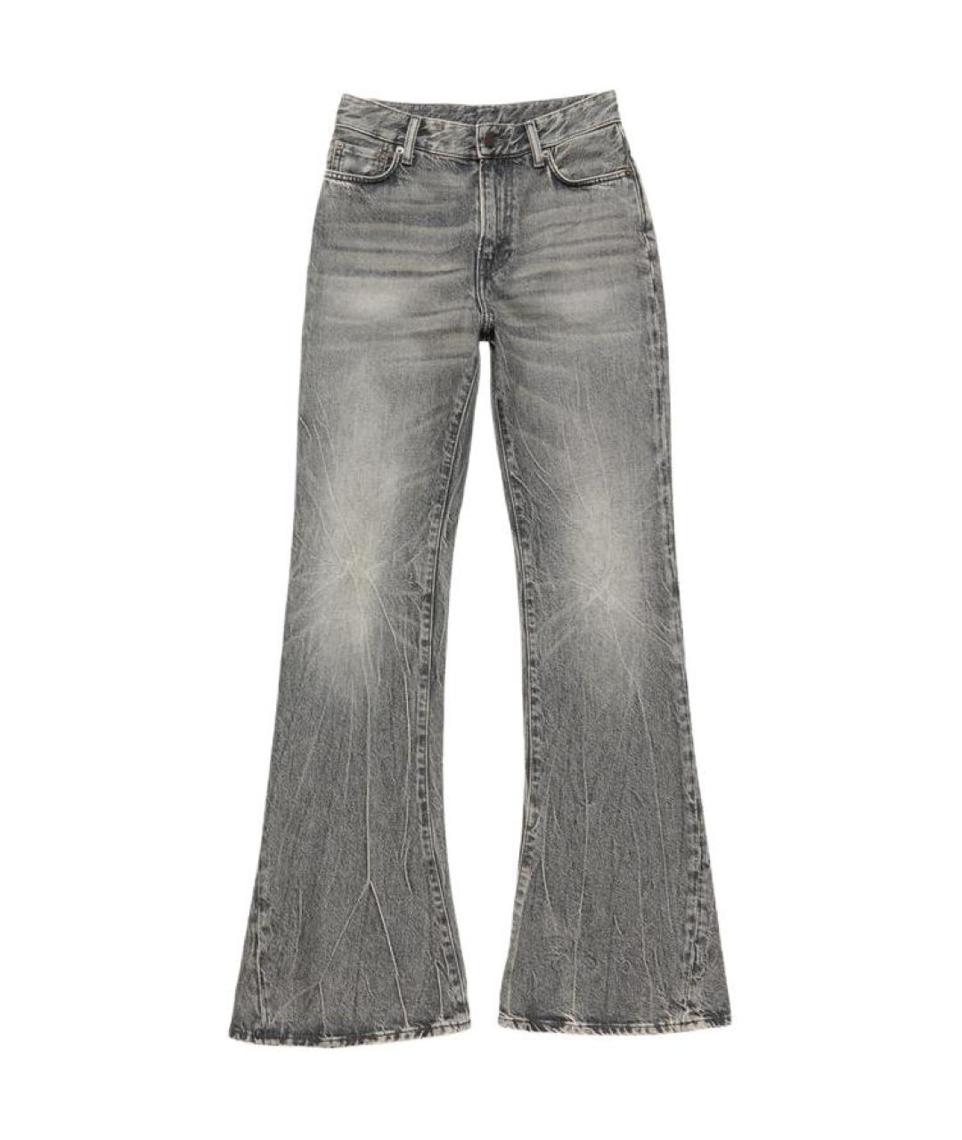 ACNE STUDIOS Черные прямые джинсы, фото 1