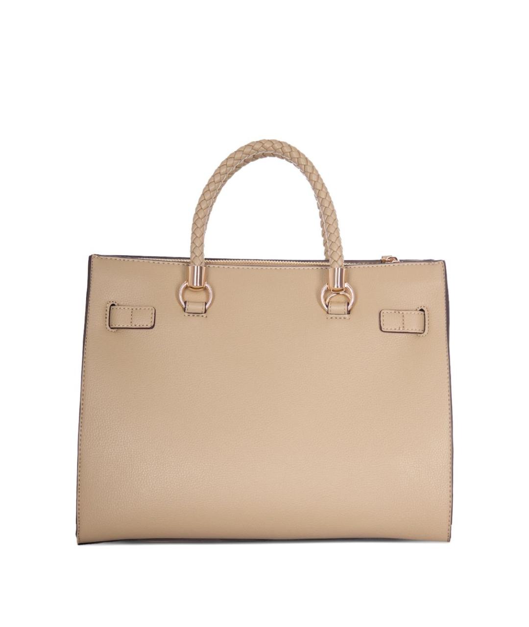 LIU JO Коричневая сумка тоут из искусственной кожи, фото 3