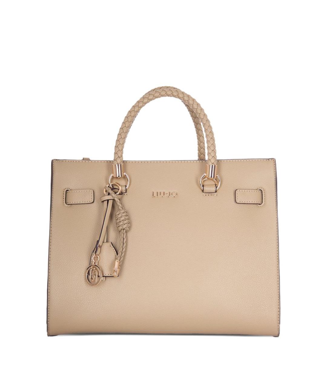 LIU JO Коричневая сумка тоут из искусственной кожи, фото 1