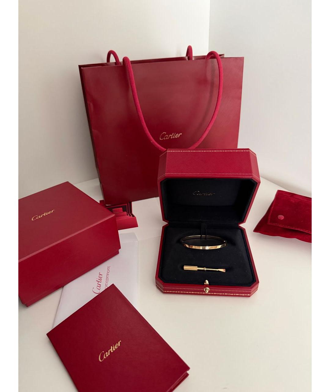 CARTIER Браслет из желтого золота, фото 4