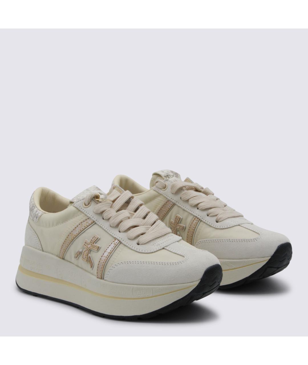 PREMIATA Белые кожаные кроссовки, фото 2