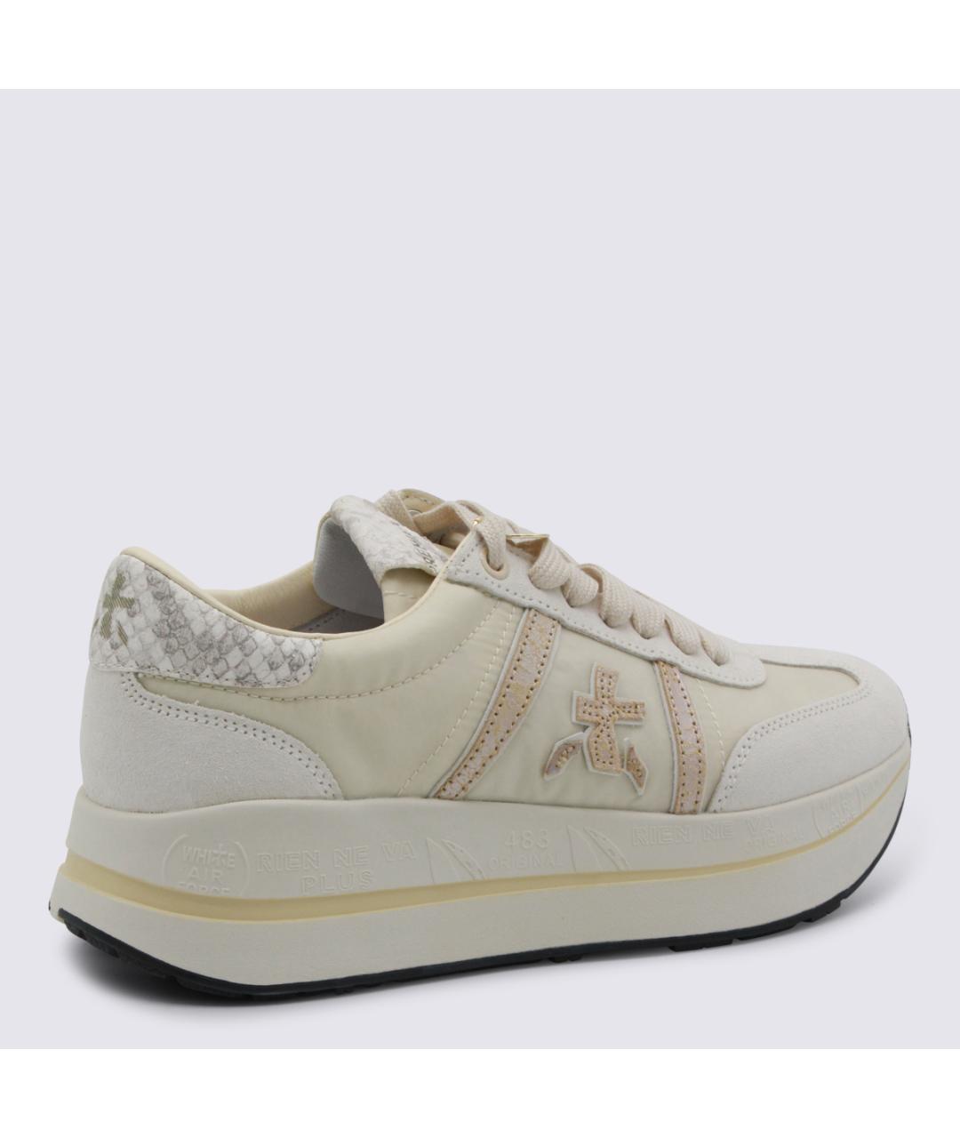 PREMIATA Белые кожаные кроссовки, фото 3