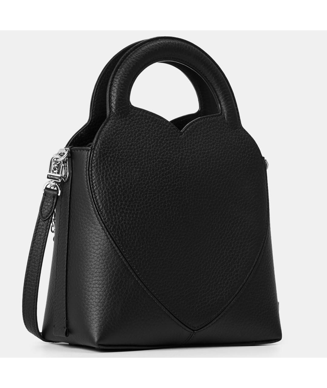 TIFFANY&CO Черная кожаная сумка тоут, фото 2