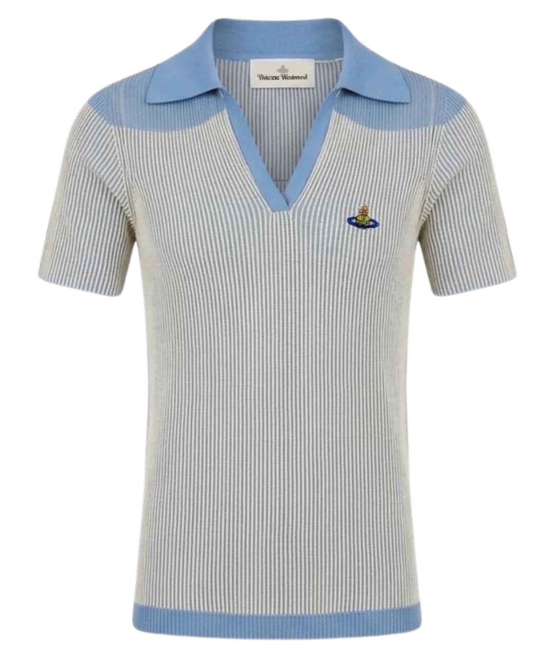 VIVIENNE WESTWOOD Синяя футболка, фото 1