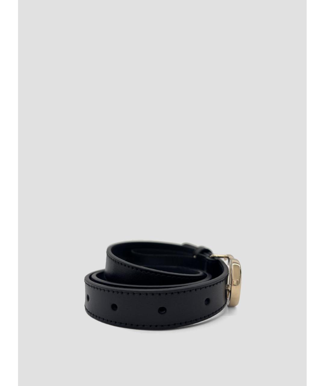 GUCCI Черный кожаный ремень, фото 2
