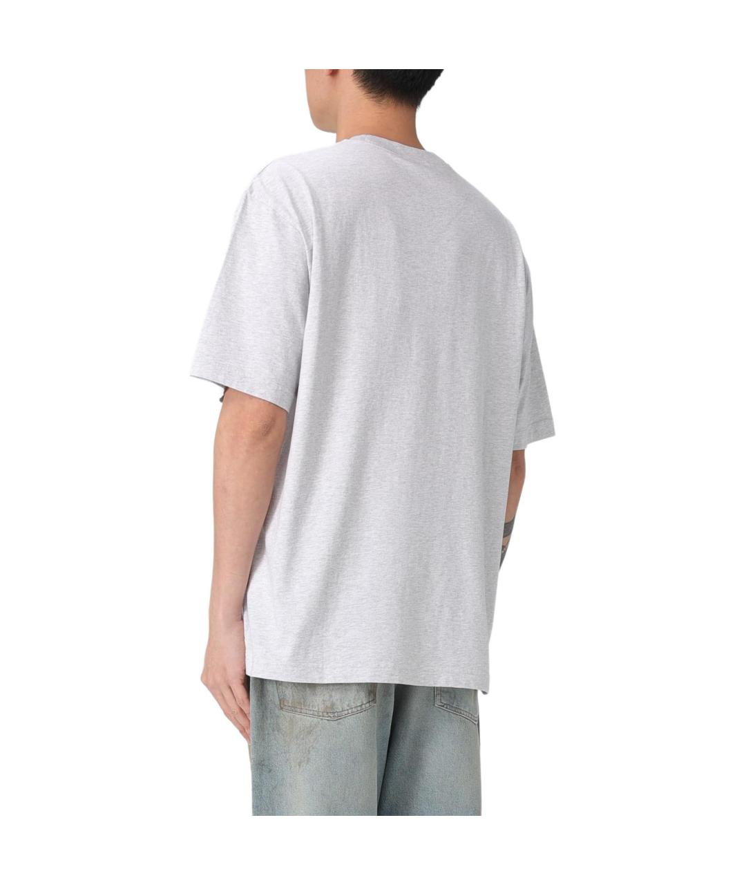 ACNE STUDIOS Серая футболка, фото 4