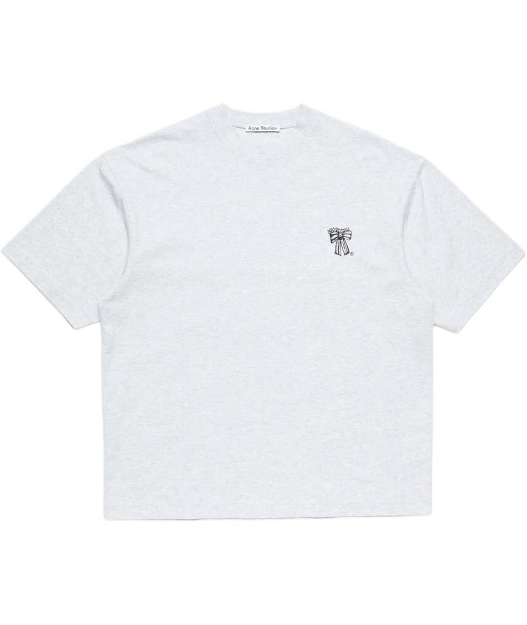 ACNE STUDIOS Серая футболка, фото 1
