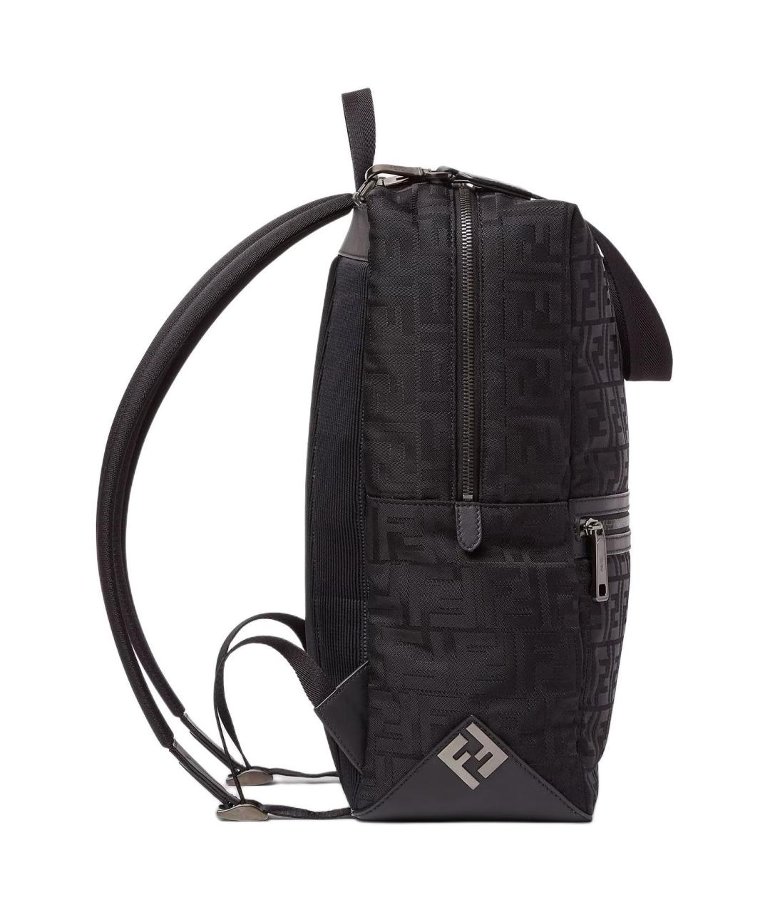 FENDI Черный рюкзак, фото 2