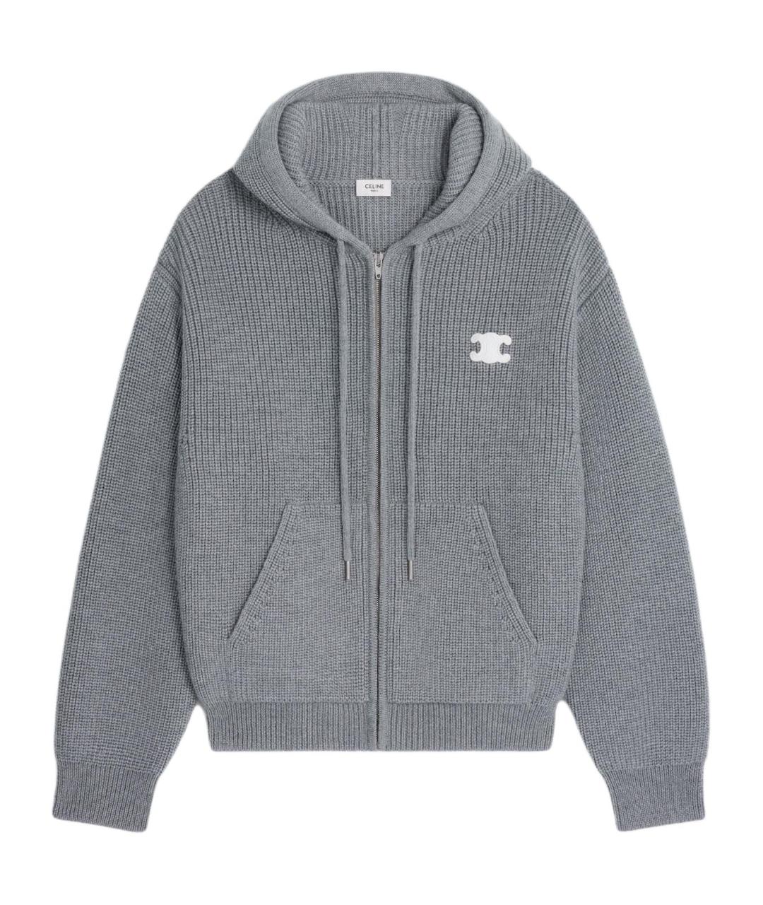 CELINE Серый джемпер / свитер, фото 1