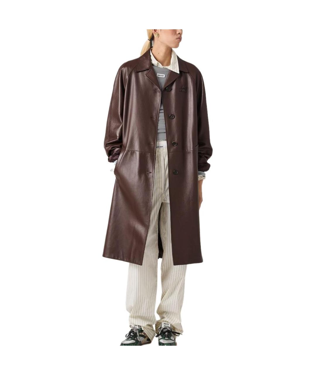 MIU MIU Бежевая рубашка, фото 4